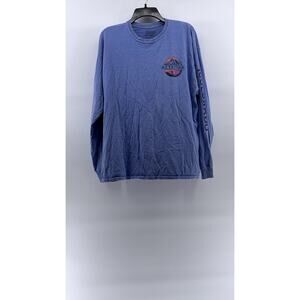 BLUE 84 Men's Blue Colorado Keystone Crewneck Casual Long Sleeve T-Shirt SZ XL